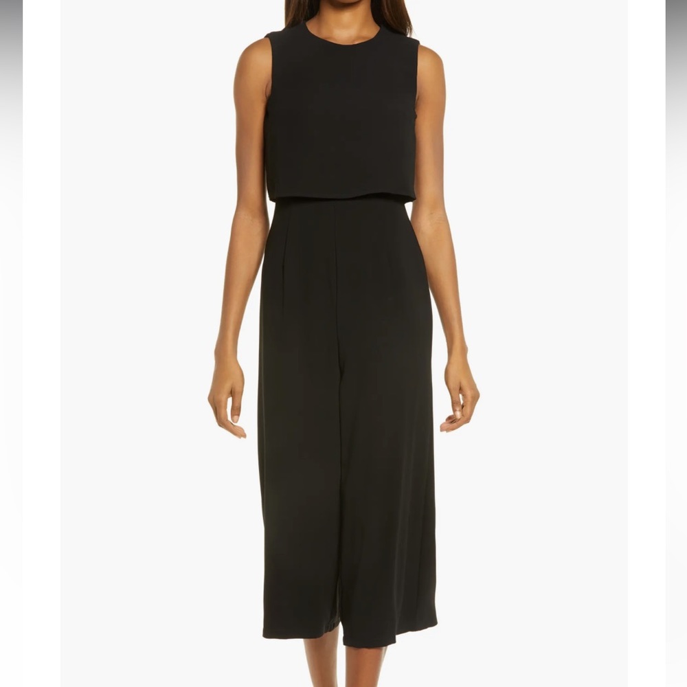 Nwt Lulu’s Jumpsuit With Open Back - image 1